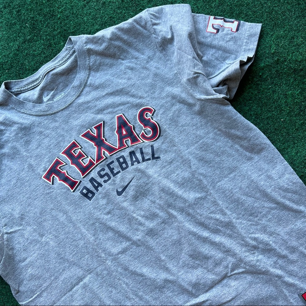 Nike Texas rangers team shirt with patches